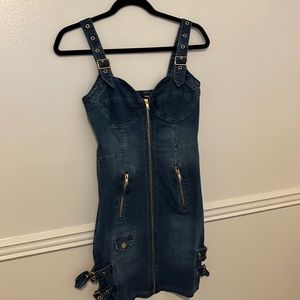 NWT Denim mini dress